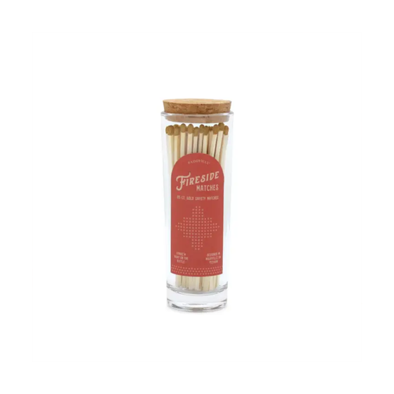 Paddywax Fireside Safety Matches - Red Gold Tip