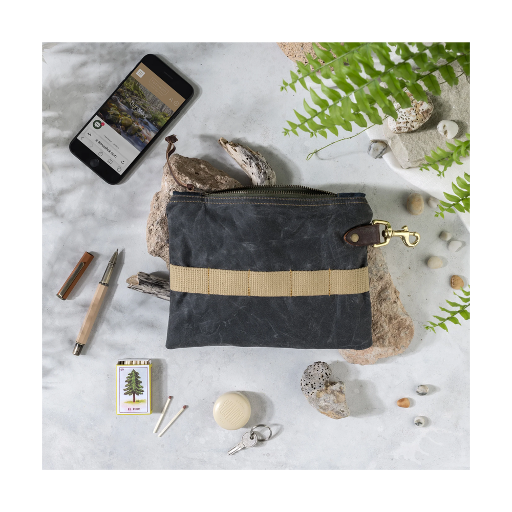 Meall Wax Cotton Pouch