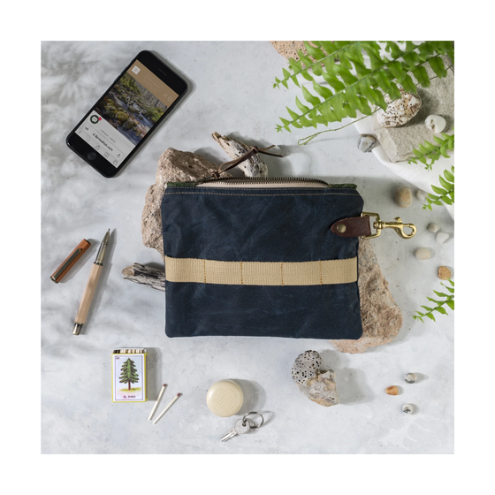 Meall Wax Cotton Pouch