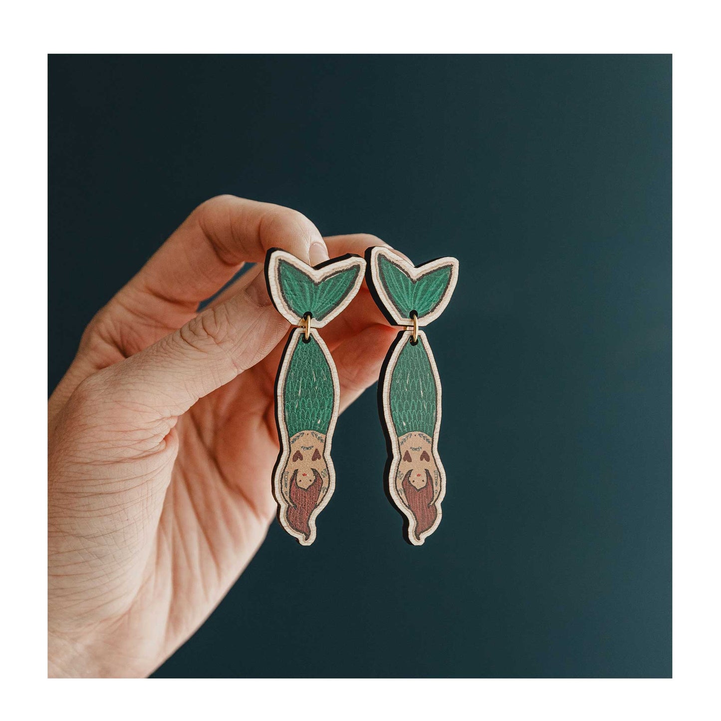 Mermaid Drop Earrings