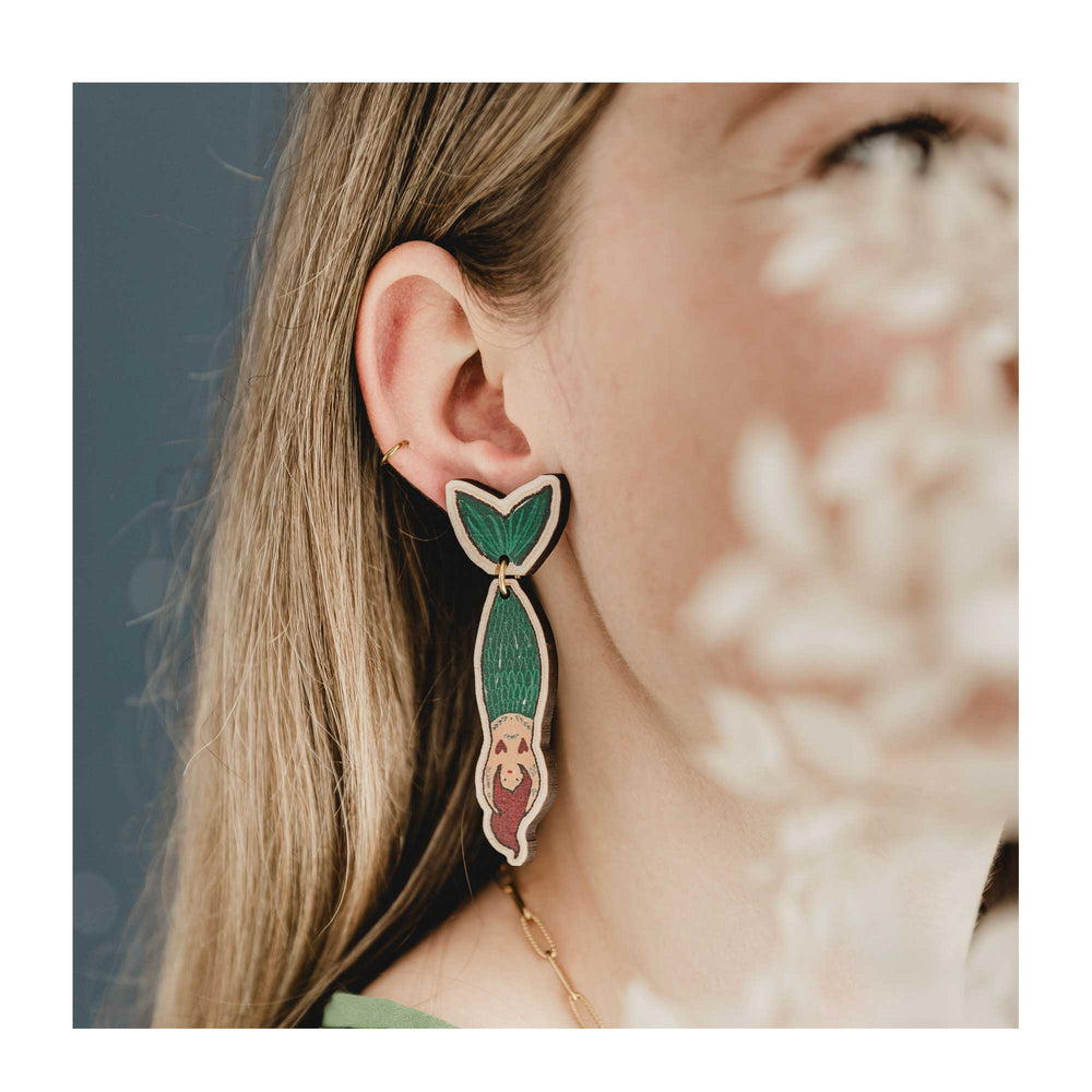 Mermaid Drop Earrings