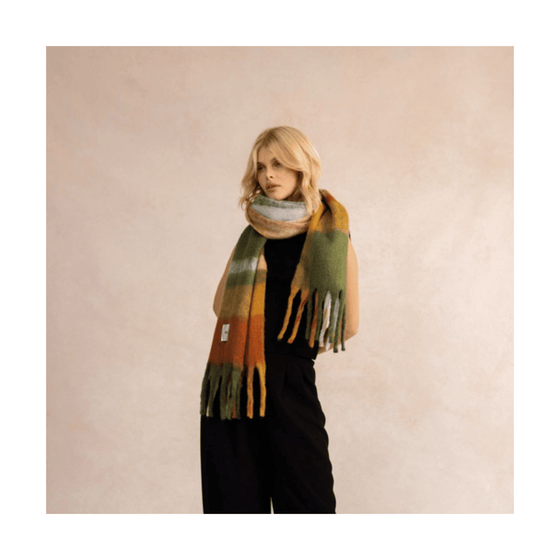 Mossy Spring Stockholm Scarf