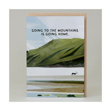  Mountains Going Home Greeting Card