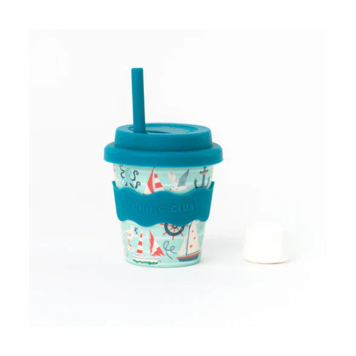 Nautical Wave Babychino Cup