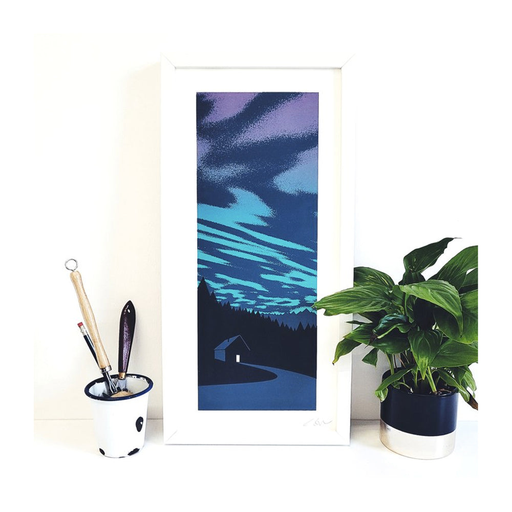 Northern Lights Screen Print