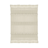 Offwhite Fringe Throw