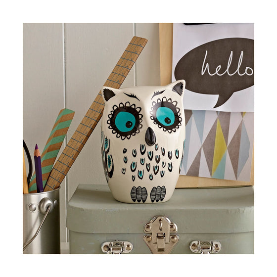 Ceramic Owl Money Box