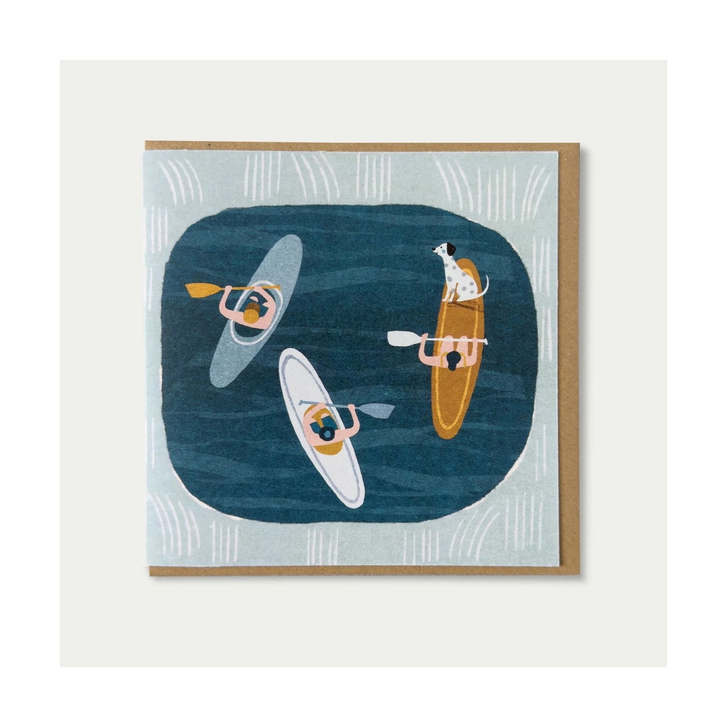 Paddleboarding Square Card