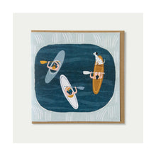  Paddleboarding Square Card