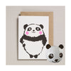 Panda Paper Balloon Card