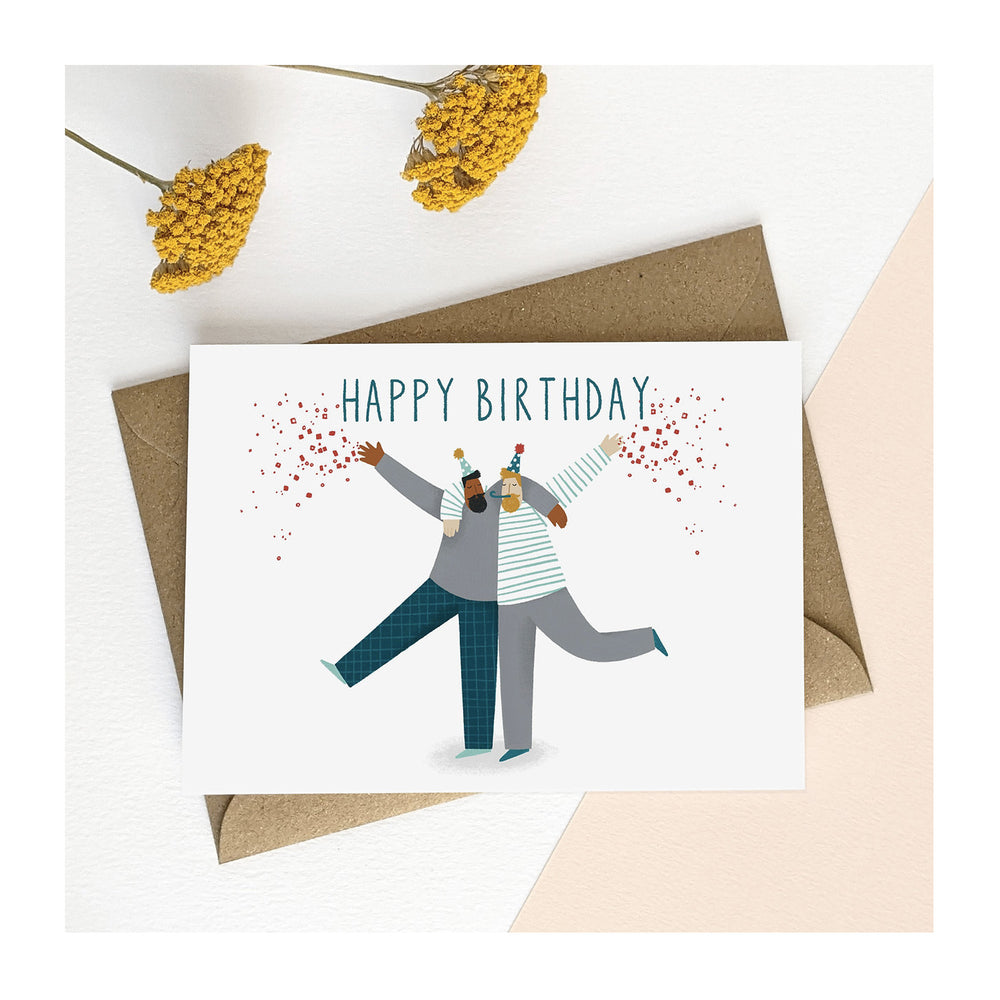 Party Boys Happy Birthday Card