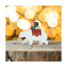  Polar Bear with Presents Decoration