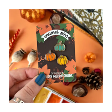  Pumpkin Enamel Pin Set