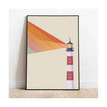  Rainbow Lighthouse Print