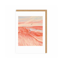  Red Grass Fields Greeting Card
