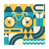 Retro Cycling Sport Print