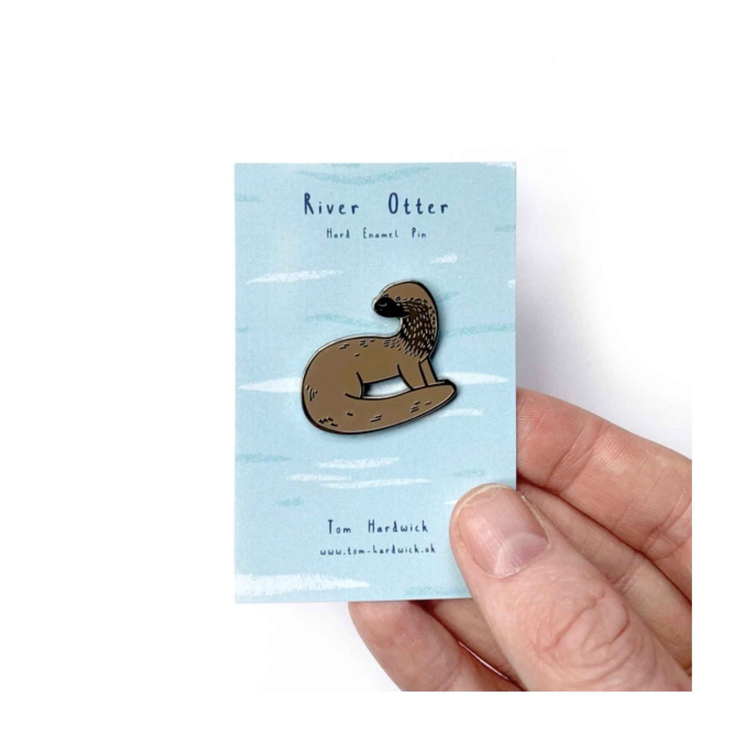 River Otter Enamel Pin