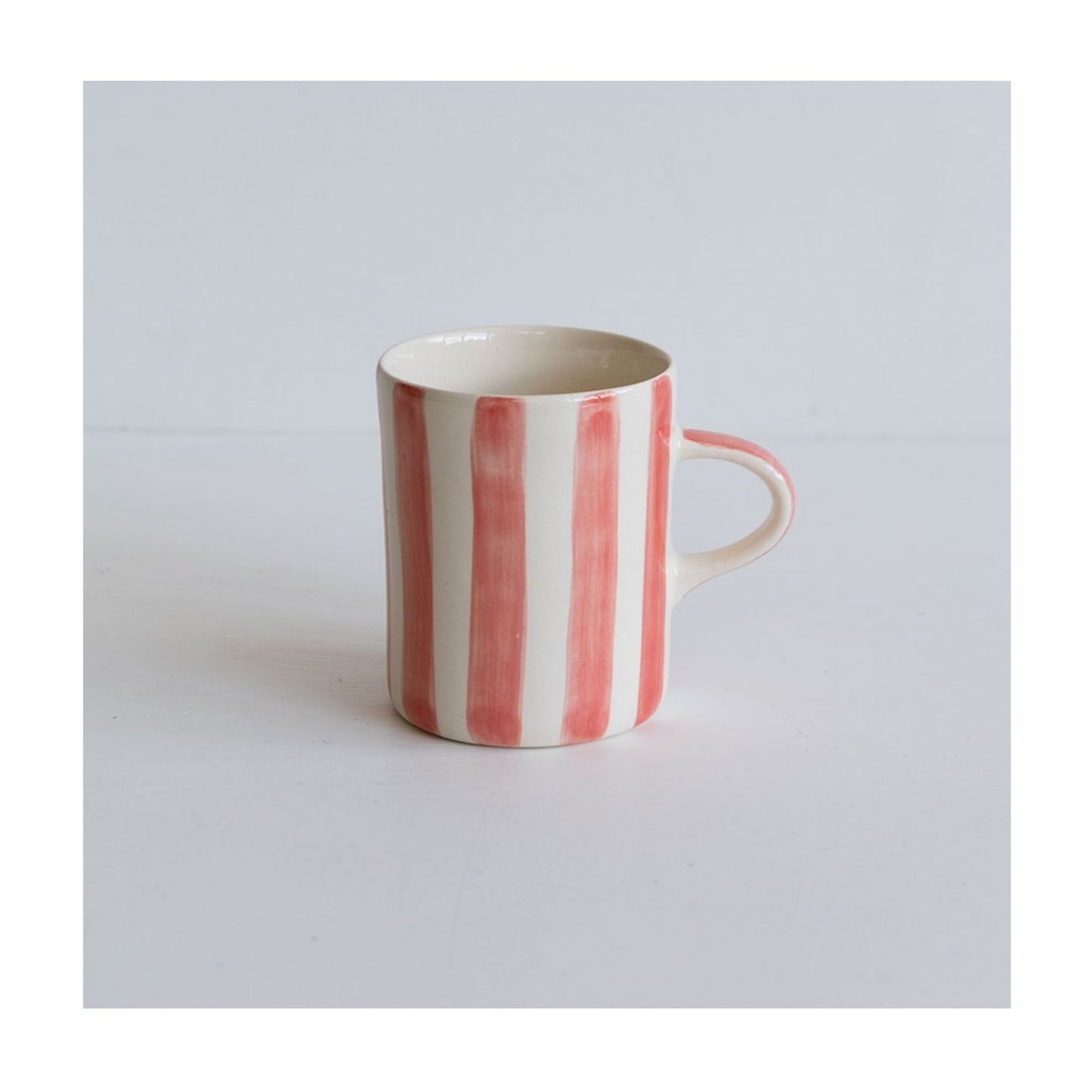 Rose Candy Stripe Demi Mug