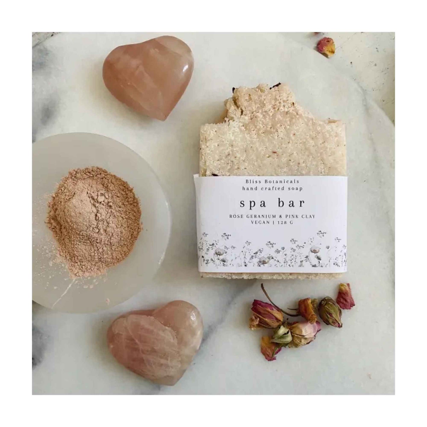 Rose Geranium Handmade Spa Bar of Soap.