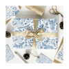 Season's Greetings Blue Gift Wrap