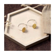  Small Brass Disc Earrings