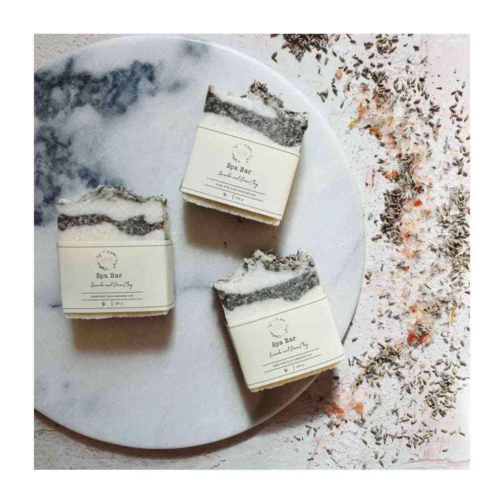 Lavender & Green Clay Salt Spa Bar