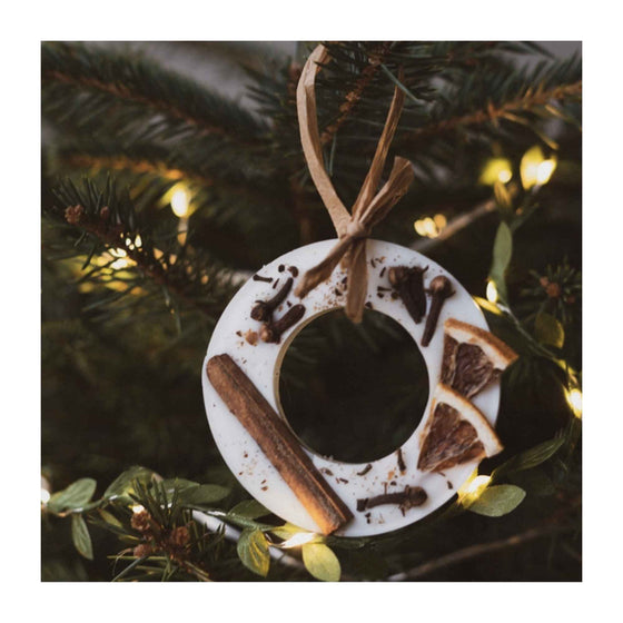 Spiced Oranges Wreath Scented Tree Decoration