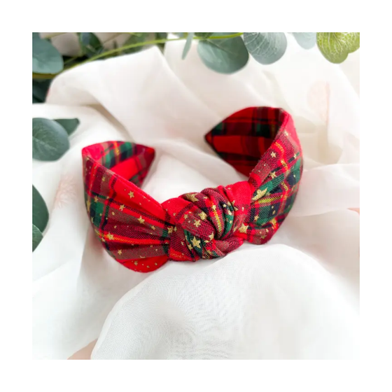 Tartan Knot Headband