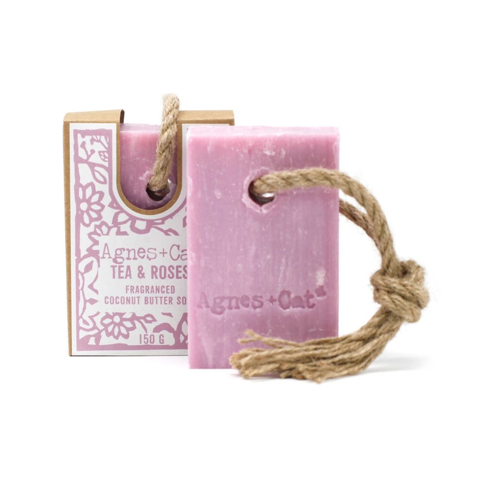 Tea & Roses Soap On A Rope