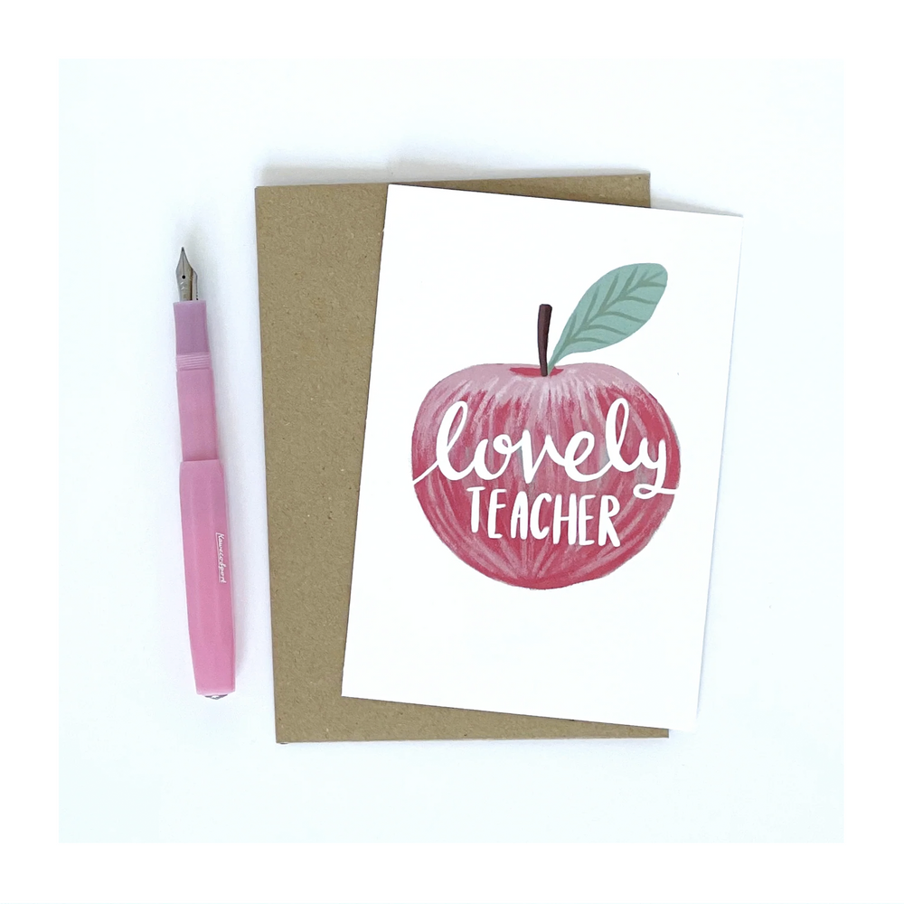 
                  
                    Lovely Teacher Card
                  
                