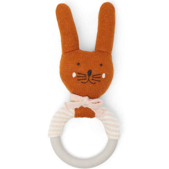 Rabbit Teething Rattle