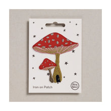  Toadstool Iron on Patch