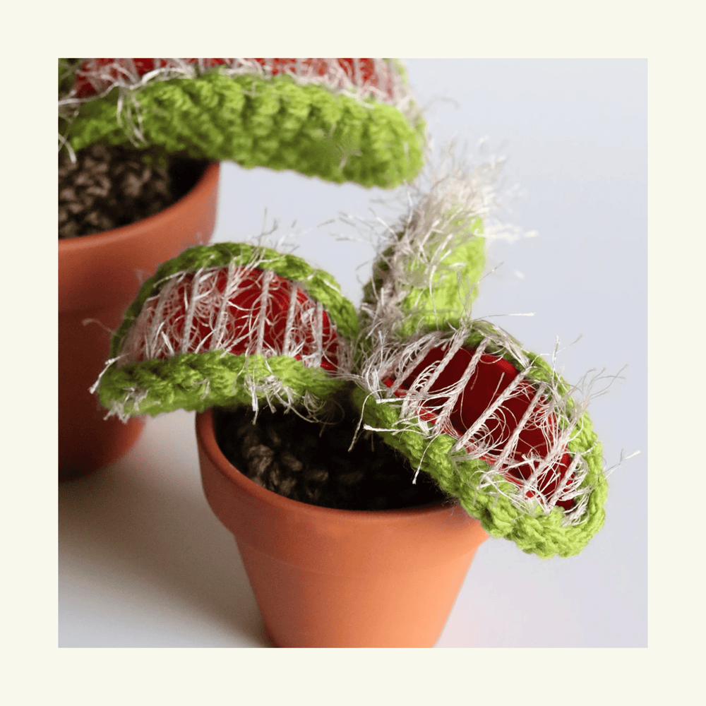 
                  
                    Crocheted Venus Flytrap
                  
                