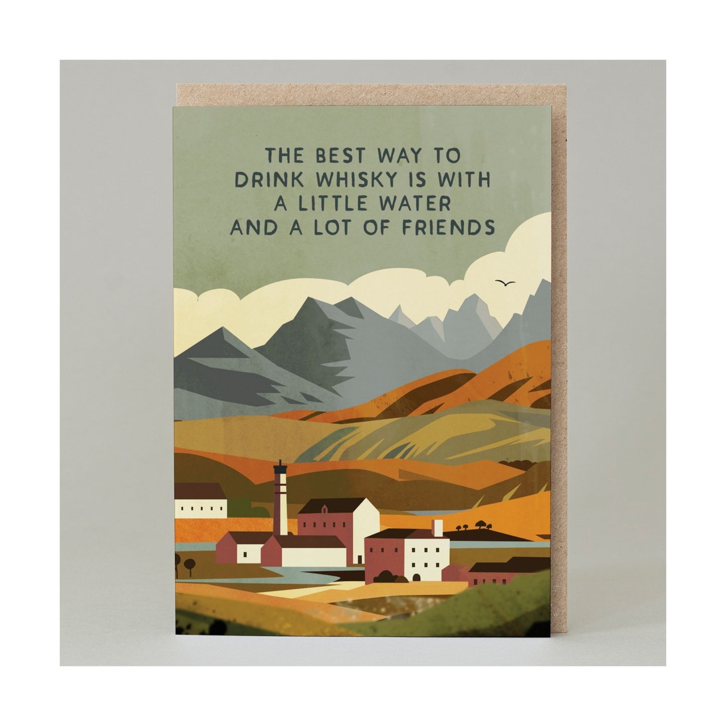 Whisky Water & Friends Card