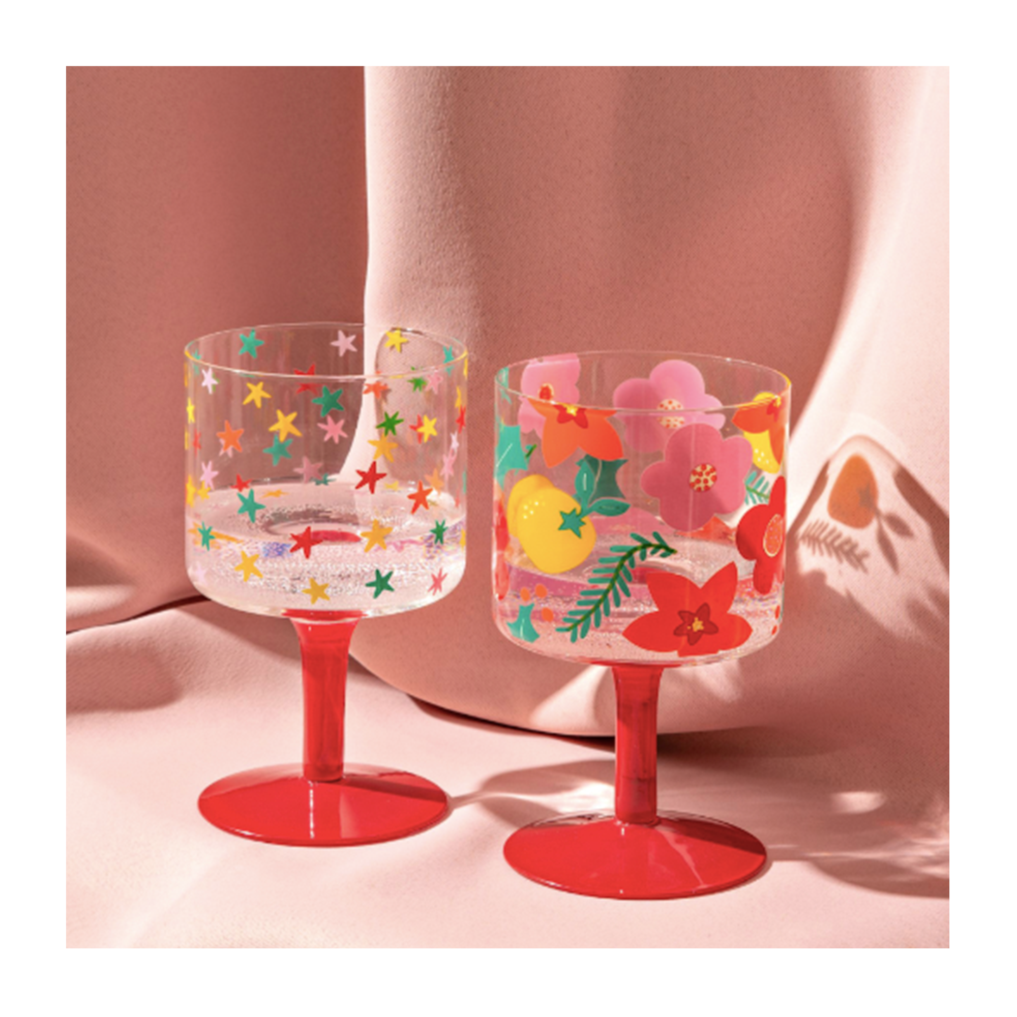 Painted Wine Glasses