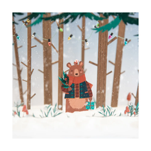  Wintery Brown Bear Decoration