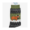 Winter Highland Cow - Men's Bamboo Socks