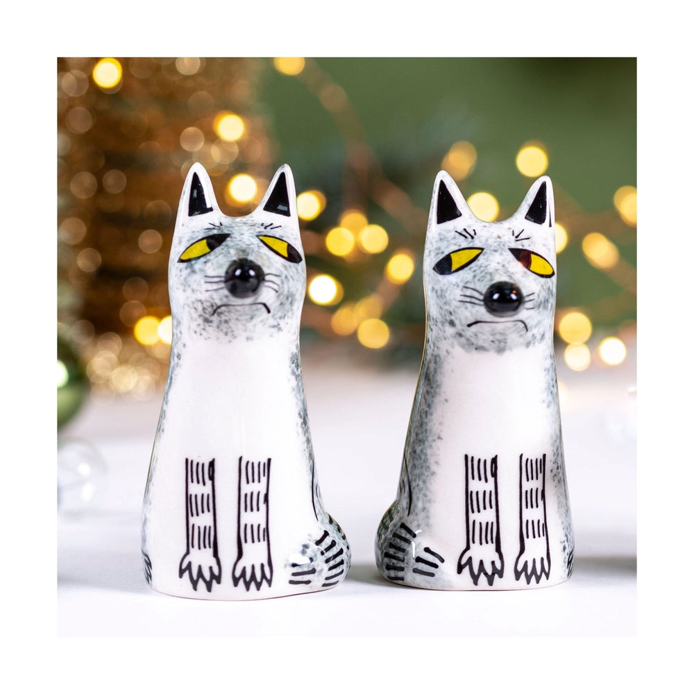 Wolf Salt and Pepper Shakers