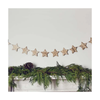 Gold Wood Star Garland