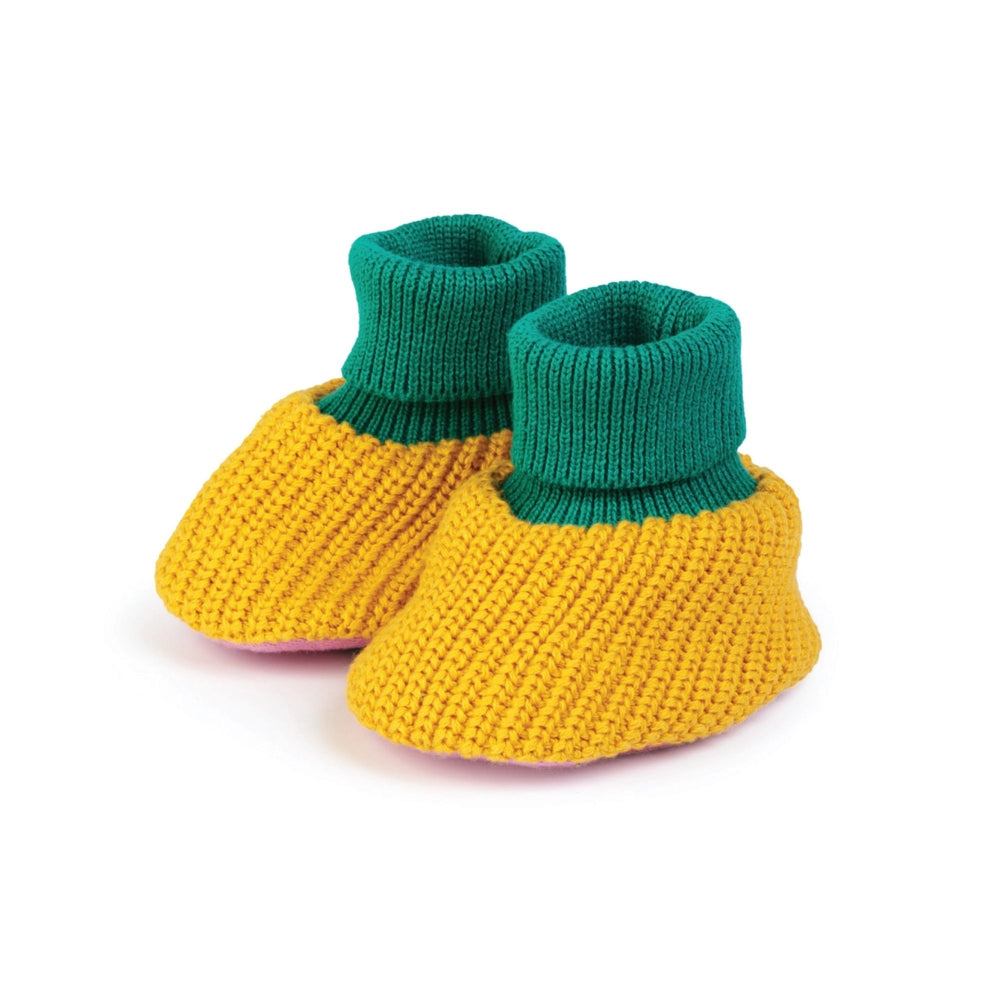 
                  
                    Choose Love Yellow Cotton Knit Baby Slipper Socks
                  
                