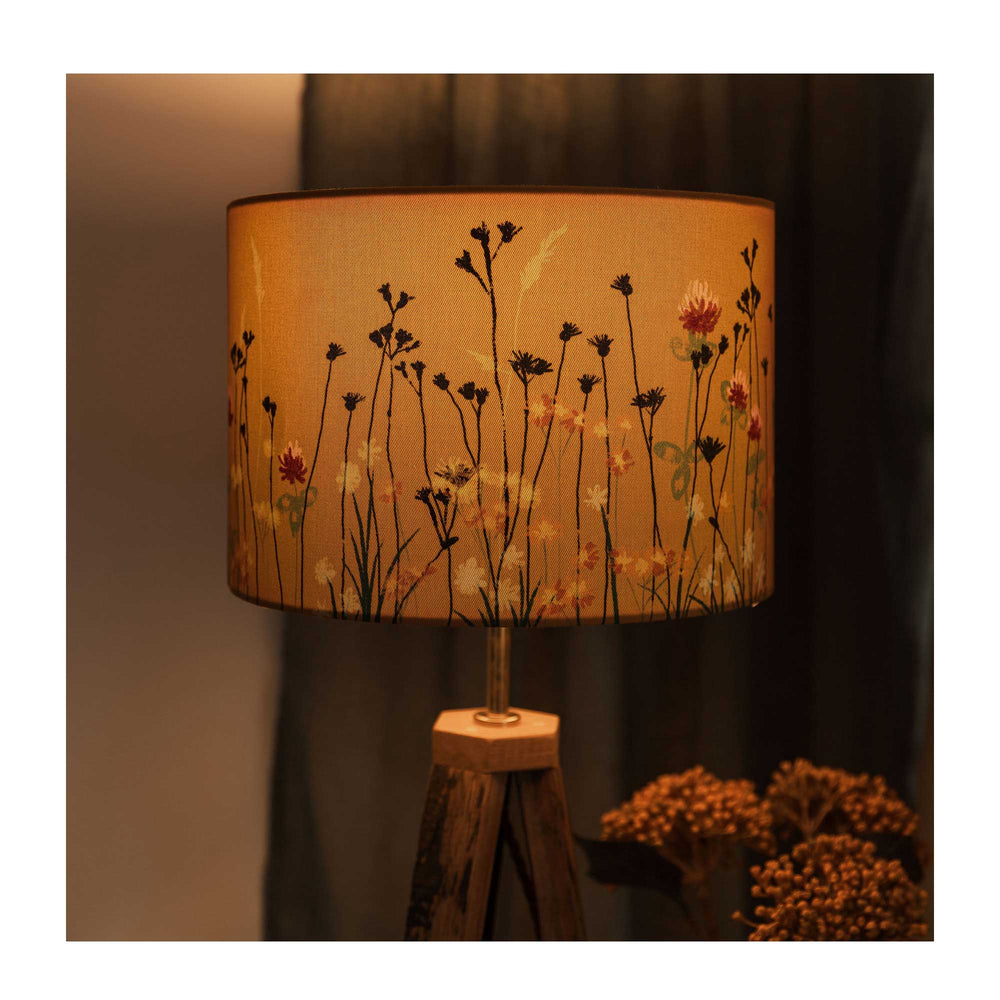 
                  
                    Amber Wildflower Drum Lamp Shade
                  
                