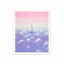  Boats at Sea Print