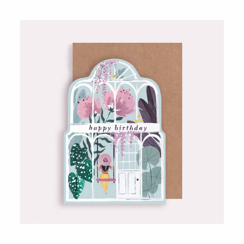 Greenhouse Birthday Card