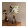 Blackbird Hedgerow in Cream Drum Lampshade