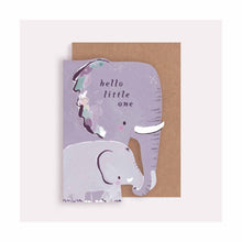  Elephant New Baby Card