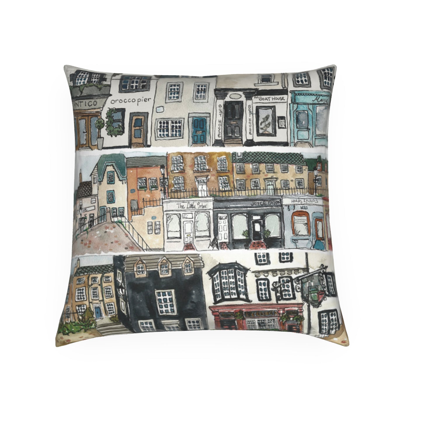 Queensferry High Street Square Cushion