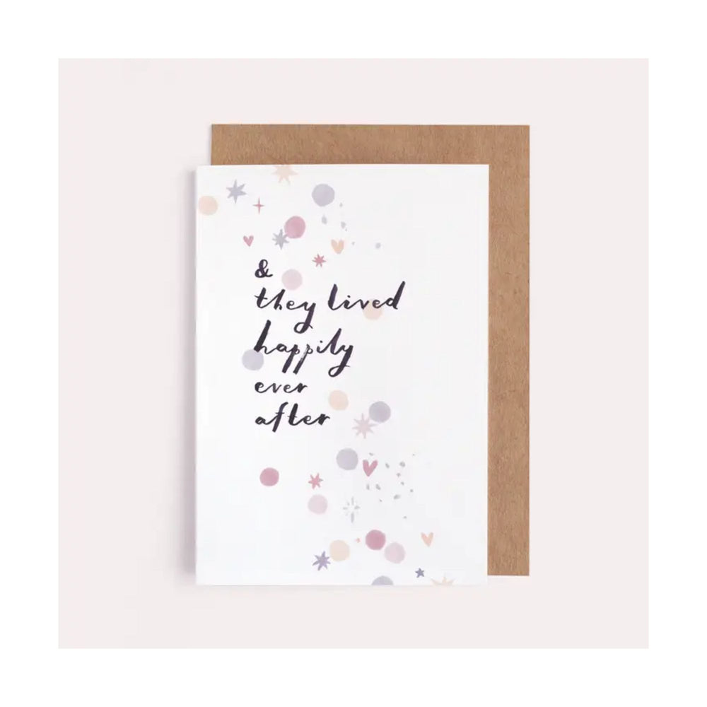 Happily Ever After Wedding Card