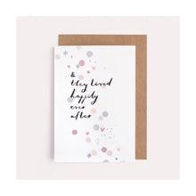  Happily Ever After Wedding Card