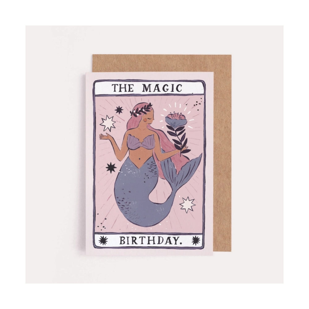 Mermaid Magic Birthday Card