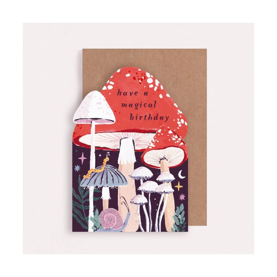 Magic Birthday Mushroom Card